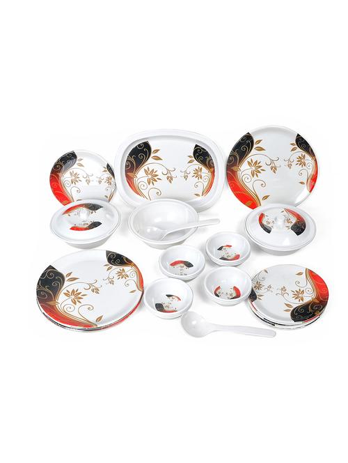 Set of 32 Melamine Dinner Set - 12436520 - Very Small Image - 1
