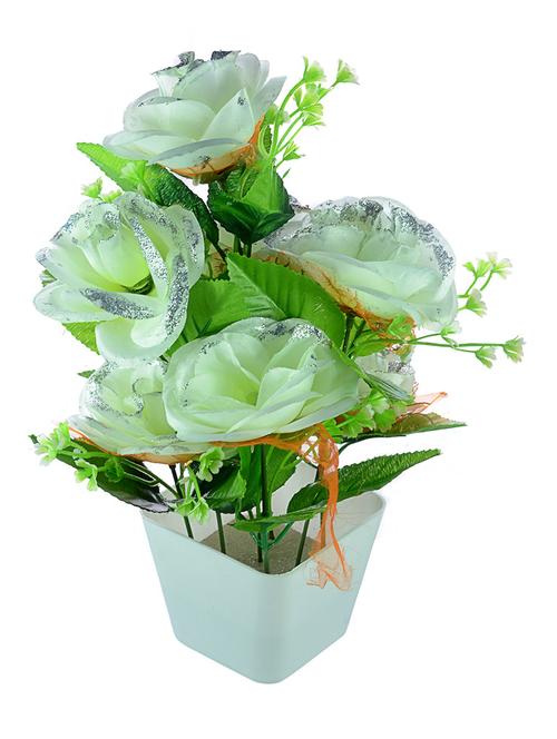 jaipurcrafts premium valantines collection artificial flowers with pot - 12437371 - Very Small Image - 1