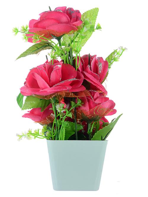 jaipurcrafts premium valantines collection artificial flowers with pot - 12437373 - Very Small Image - 1