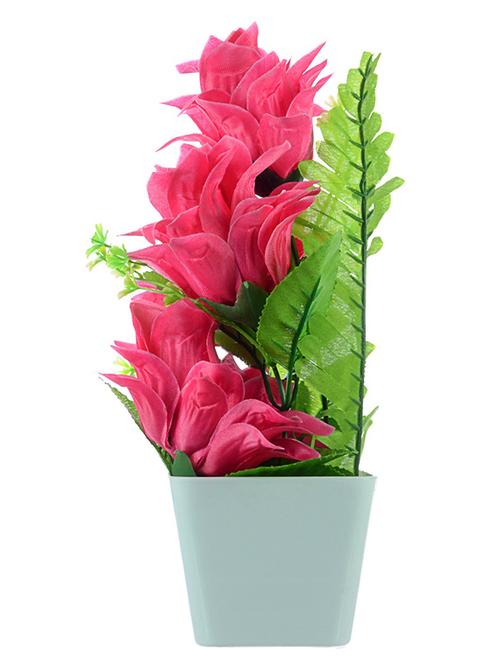 jaipurcrafts premium valantines collection artificial flowers with pot - 12437375 - Very Small Image - 1