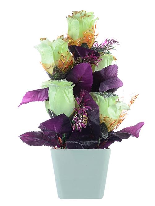 jaipurcrafts premium valantines collection artificial flowers with pot - 12437376 - Very Small Image - 1
