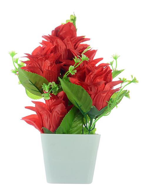 jaipurcrafts premium valantines collection artificial flowers with pot - 12437387 - Very Small Image - 1