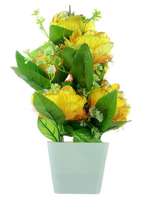 jaipurcrafts premium valantines collection artificial flowers with pot - 12437392 - Very Small Image - 1