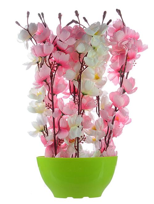 jaipurcrafts premium valantines collection artificial flowers with pot - 12437399 - Very Small Image - 1