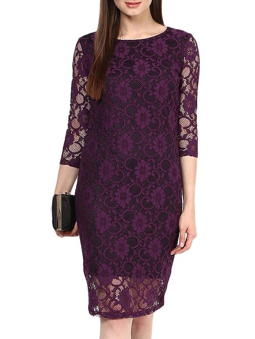 floral lace sheath dress - 12437424 - Very Small Image - 1
