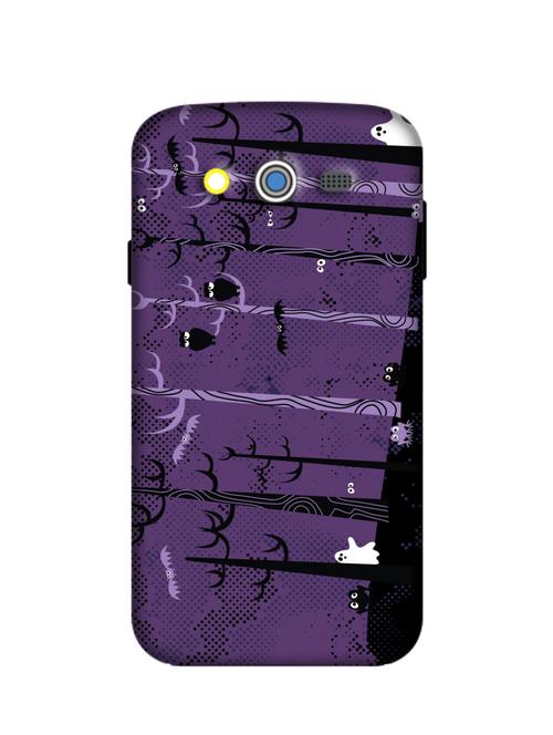 halloween purple owl samsung galaxy grand 3 phone case - 12438066 - Very Small Image - 1