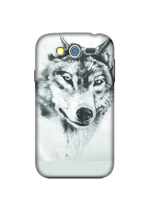 illustration of wolf face samsung galaxy grand i9082 phone case - 12438853 - Very Small Image - 1