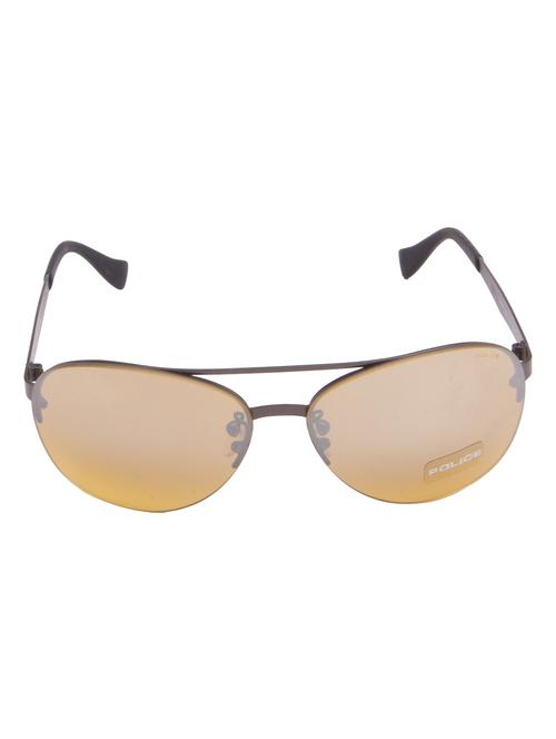 gunmetal metal aviator men sunglass - 12442232 - Very Small Image - 1