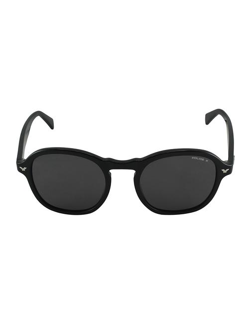 black plastic oval frame men sunglass - 12442244 - Very Small Image - 1