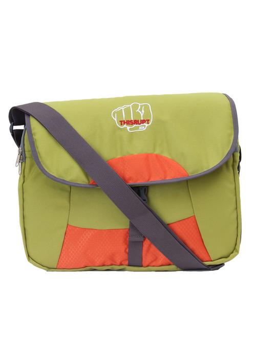 green cotton polyester blend sling bag - 12450259 - Very Small Image - 1