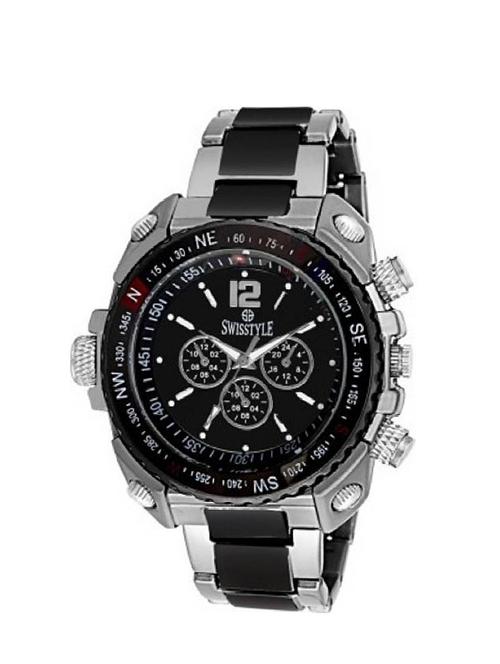 black dial analog watch - 12450373 - Very Small Image - 1