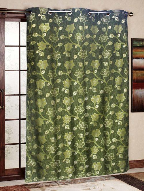 jacquard eyelet door curtain - 12451494 - Very Small Image - 1