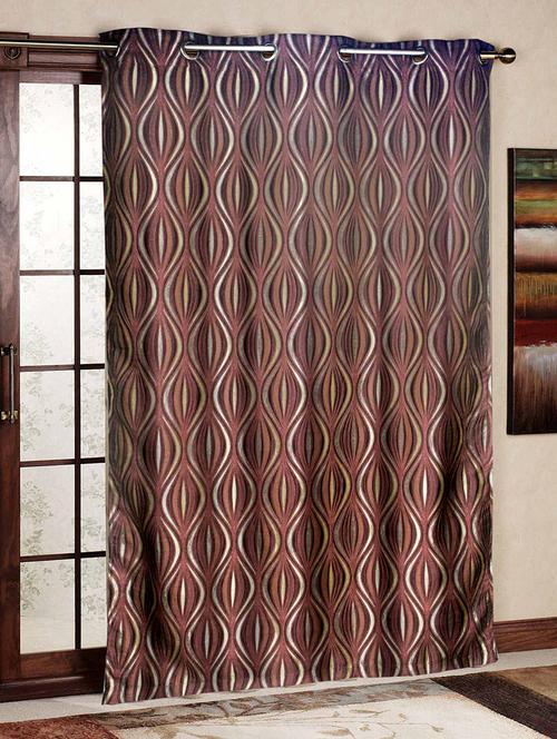 jacquard eyelet door curtain - 12451502 - Very Small Image - 1