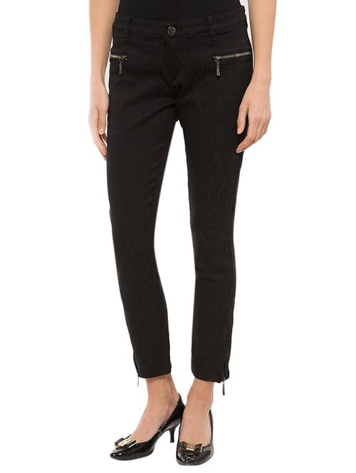 black cotton trouser - 12454537 - Very Small Image - 1