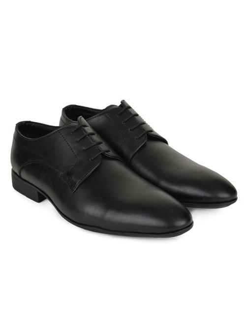 black leather derbies - 12456699 - Very Small Image - 1