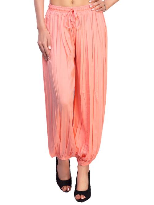 peach cotton salwar - 12462681 - Very Small Image - 1