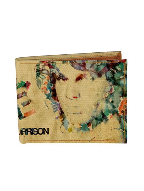 beige printed leatherette wallet - 12463377 - Very Small Image - 1