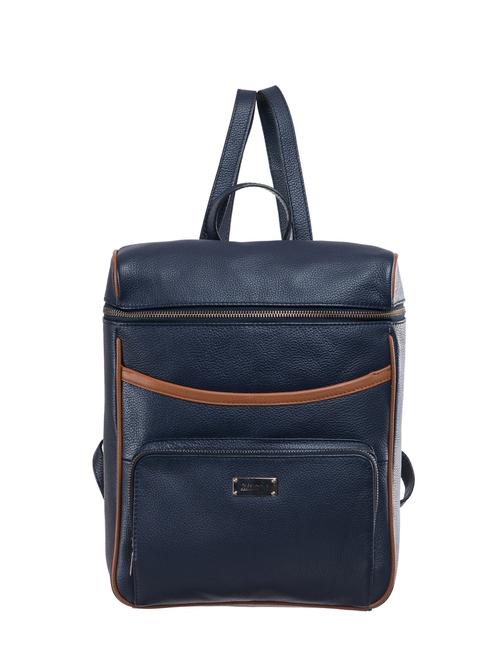 Blue Leather Backpack - 12467326 - Very Small Image - 1