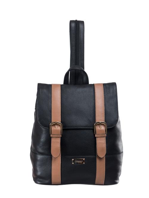 Black Leather Backpack - 12467327 - Very Small Image - 1