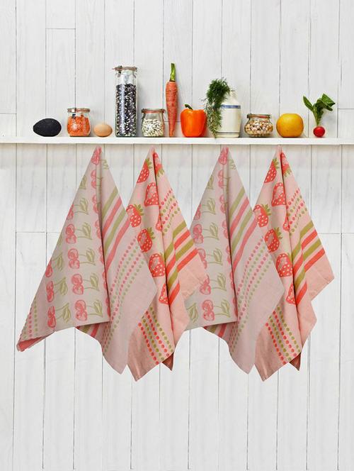 avira home royal classic 100% cotton large kitchen towel, dish cloth, cleaning cloth set with hanging loop- pack of 4 - 12470132 - Very Small Image - 1