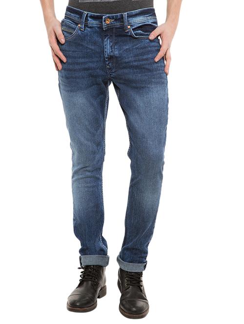 dark blue cotton jeans - 12470320 - Very Small Image - 1