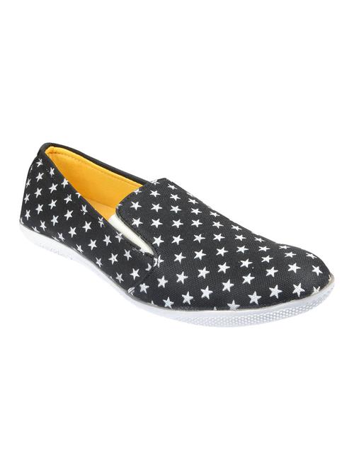 black canvas slip on shoes - 12472700 - Very Small Image - 1