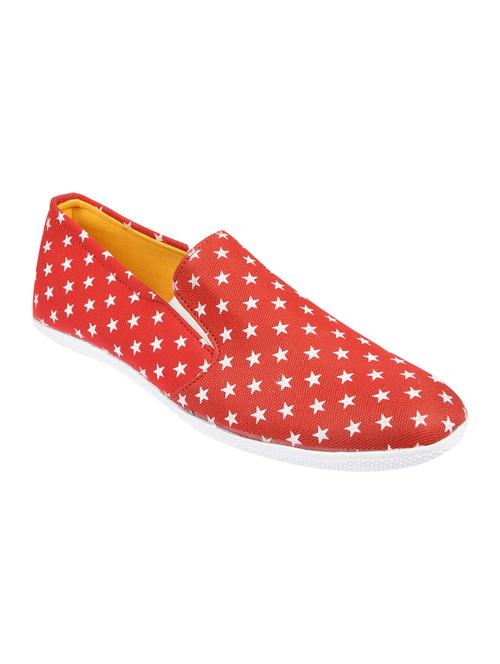 red canvas slip on shoes - 12472702 - Very Small Image - 1