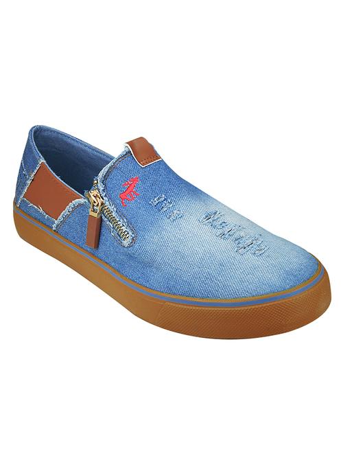 blue canvas casual shoes - 12474143 - Very Small Image - 1