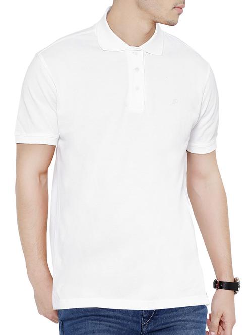 white cotton  t-shirt - 12475104 - Very Small Image - 1