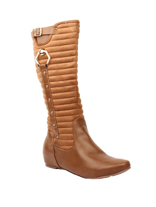 brown knee length boot - 12477690 - Very Small Image - 1
