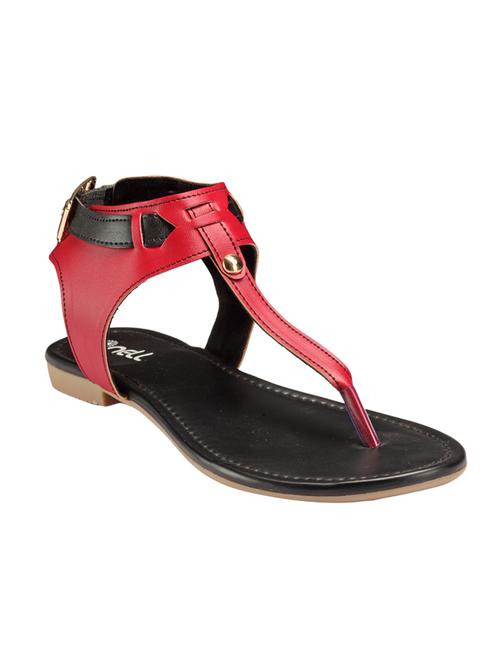 red ankle strap sandal - 12479434 - Very Small Image - 1