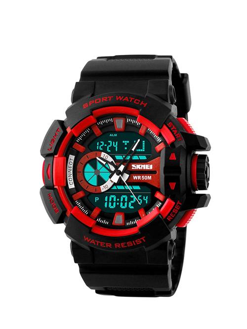black round dial digital watch - 12480192 - Very Small Image - 1