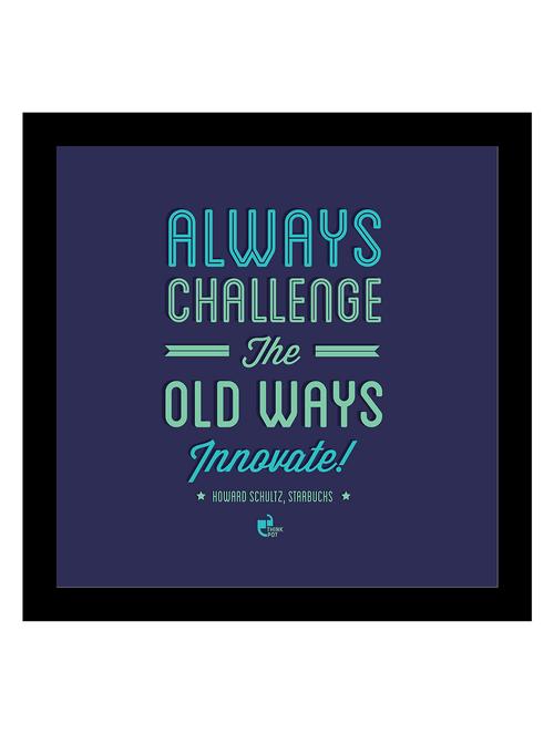 always challenge black square frame - 12480493 - Very Small Image - 1