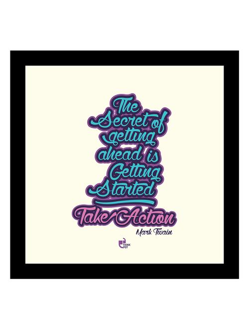 the secret of getting ahead black square frame - 12480497 - Very Small Image - 1