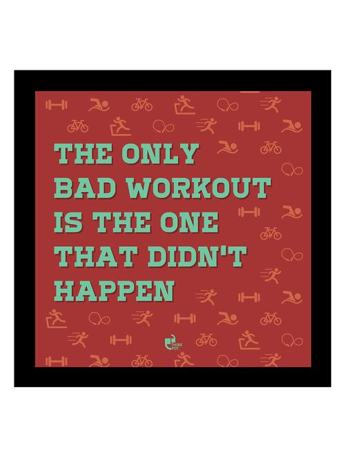 the only bad workout black square frame - 12480559 - Very Small Image - 1