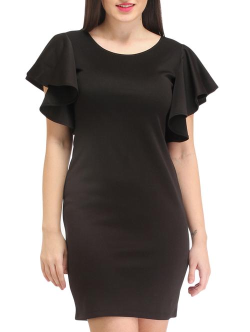 black none bodycon dress - 12482633 - Very Small Image - 1