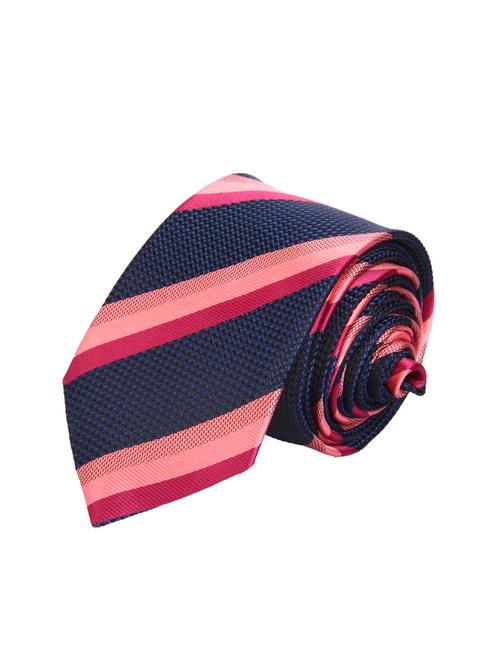blue micro fiber tie - 12487023 - Very Small Image - 1