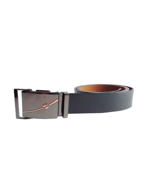 black leather belt - 12489005 - Very Small Image - 1