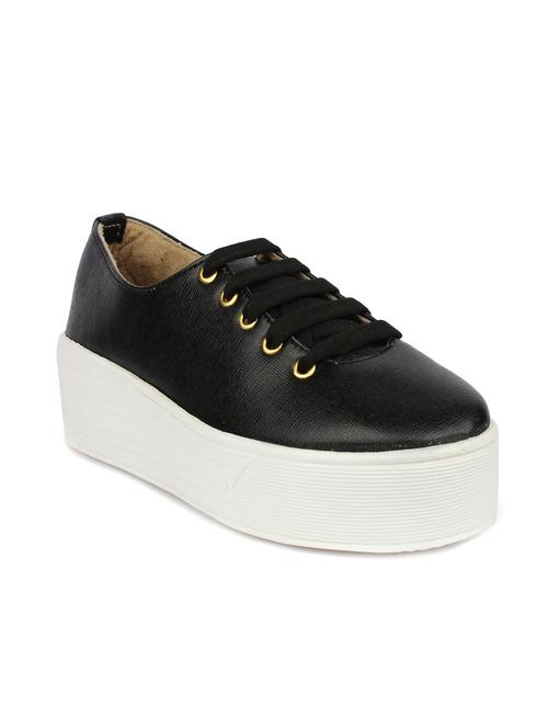 black lace up sneaker - 12496102 - Very Small Image - 1