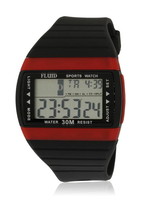 black square dial digital watch - 1249629 - Very Small Image - 1