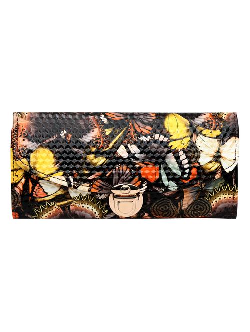 multi colored leatherette printed wallet - 12497847 - Very Small Image - 1