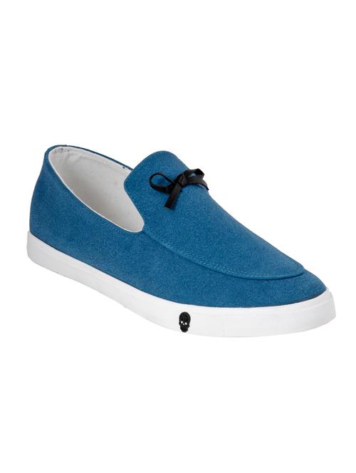 blue suede casual slipon - 12498721 - Very Small Image - 1