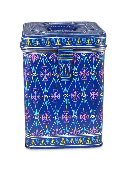 Blue Painted Stainless Steel Container - 1250477 - Very Small Image - 1