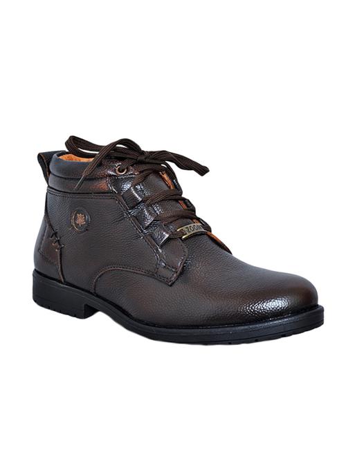 brown leather lace up boots - 12506937 - Very Small Image - 1