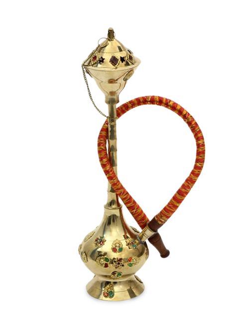 golden brass hookah - 1250755 - Very Small Image - 1
