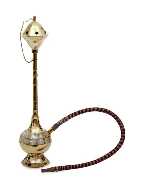 golden glass and brass hookah - 1250790 - Very Small Image - 1