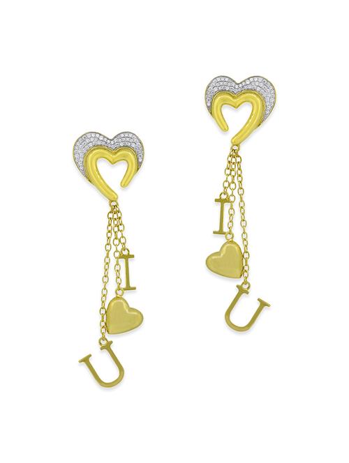golden drop earrings - 12508319 - Very Small Image - 1