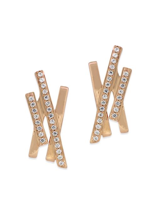 brown silver studs earrings - 12508361 - Very Small Image - 1