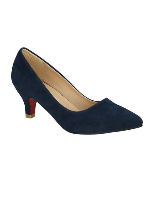 navy suede pump - 12508747 - Very Small Image - 1