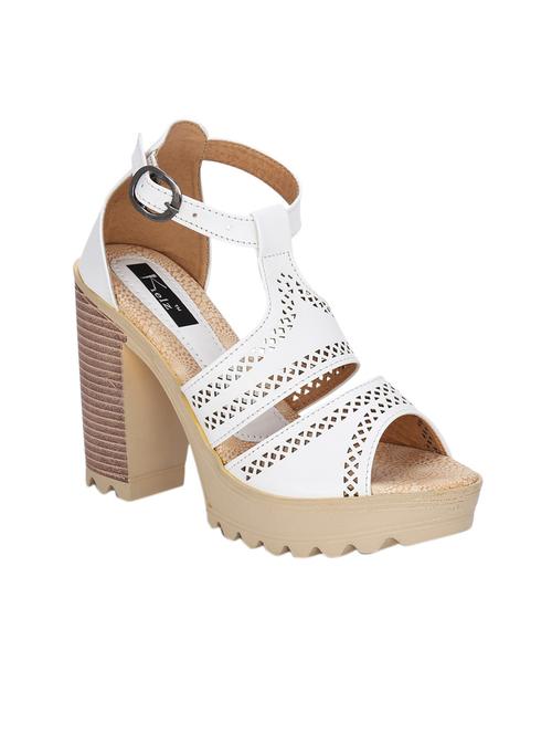 white closed back strap sandal - 12508760 - Very Small Image - 1